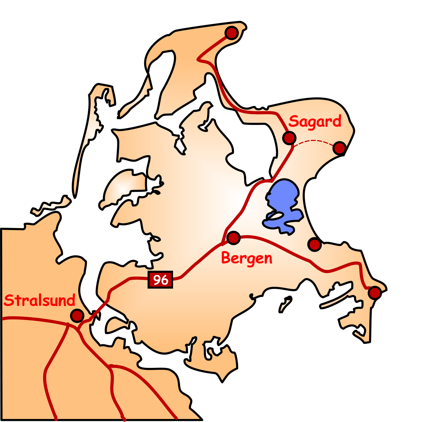 Putgarten Bergen 96 Stralsund Sagard Sassnitz Binz Sellin