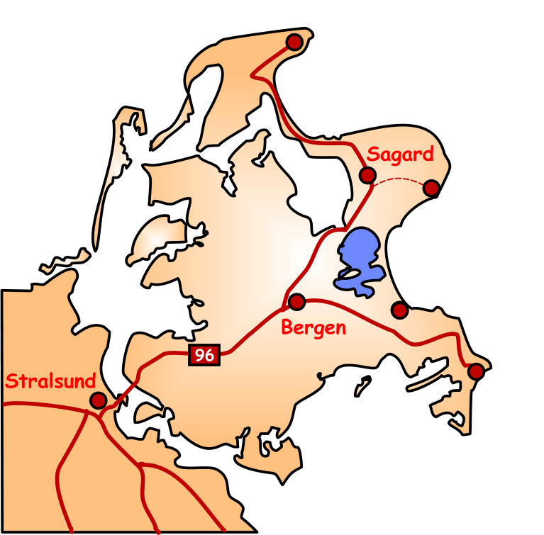 Putgarten Bergen 96 Stralsund Sagard Sassnitz Binz Sellin